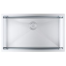 VEVOR Kitchen Sink, 304 Stainless Steel Drop-In Sinks, Undermount Single Bowl Basin with Accessories(Pack of 3)