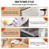 VEVOR 72 x 46 Inch Clear Table Cover Protector, 1.5mm Thick Clear Desk Protector Table Pads, Plastic Tablecloth Table Protector for Dining Room Table