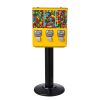 VEVOR Gumball Machine Vending Coin Bank Vintage Candy Dispenser Stand Yellow