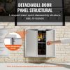 BBQ Access Door, 26W x 24H Inch Double Outdoor Kitchen Door, Stainless Steel Flush Mount Door, Wall Vertical Door with Recessed Handles