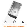 VEVOR Drop in Ice Chest, 27"L x 18"W x 21"H Stainless Steel Ice Cooler, Commercial Ice Bin with Sliding Cover, 40.9 qt Outdoor Kitchen Ice Bar