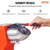 VEVOR Ice Crushers Machine, 220lbs Per Hour Electric Snow Cone Maker with 4 Blades, Stainless Steel Shaved Ice Machine with Cover and Bowl